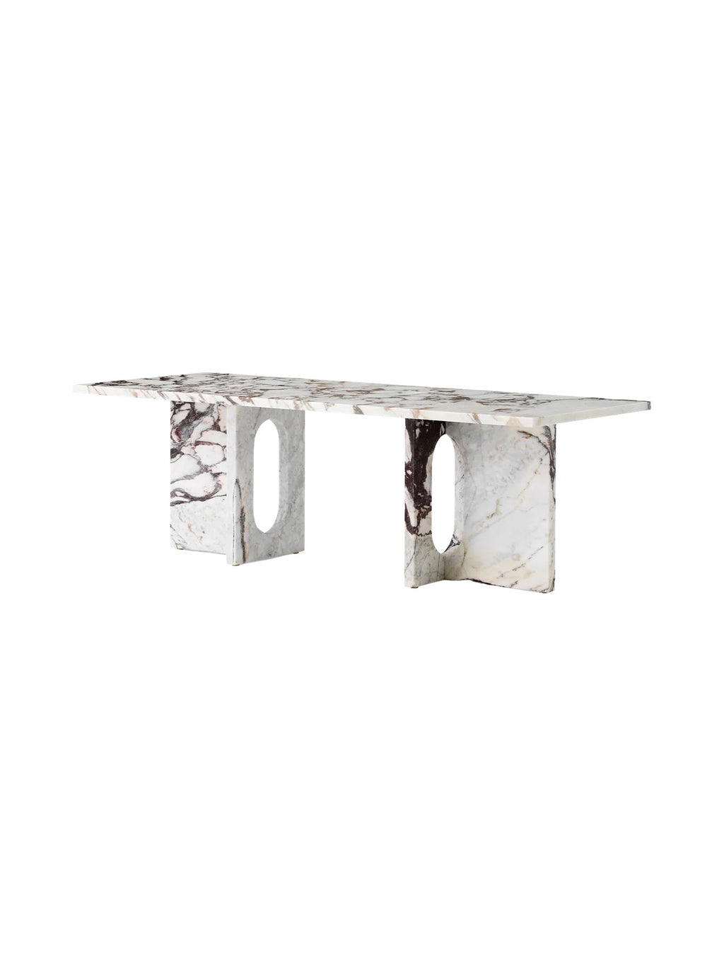 ANDROGYNE LOUNGE TABLE- CALACATTA VIOLA