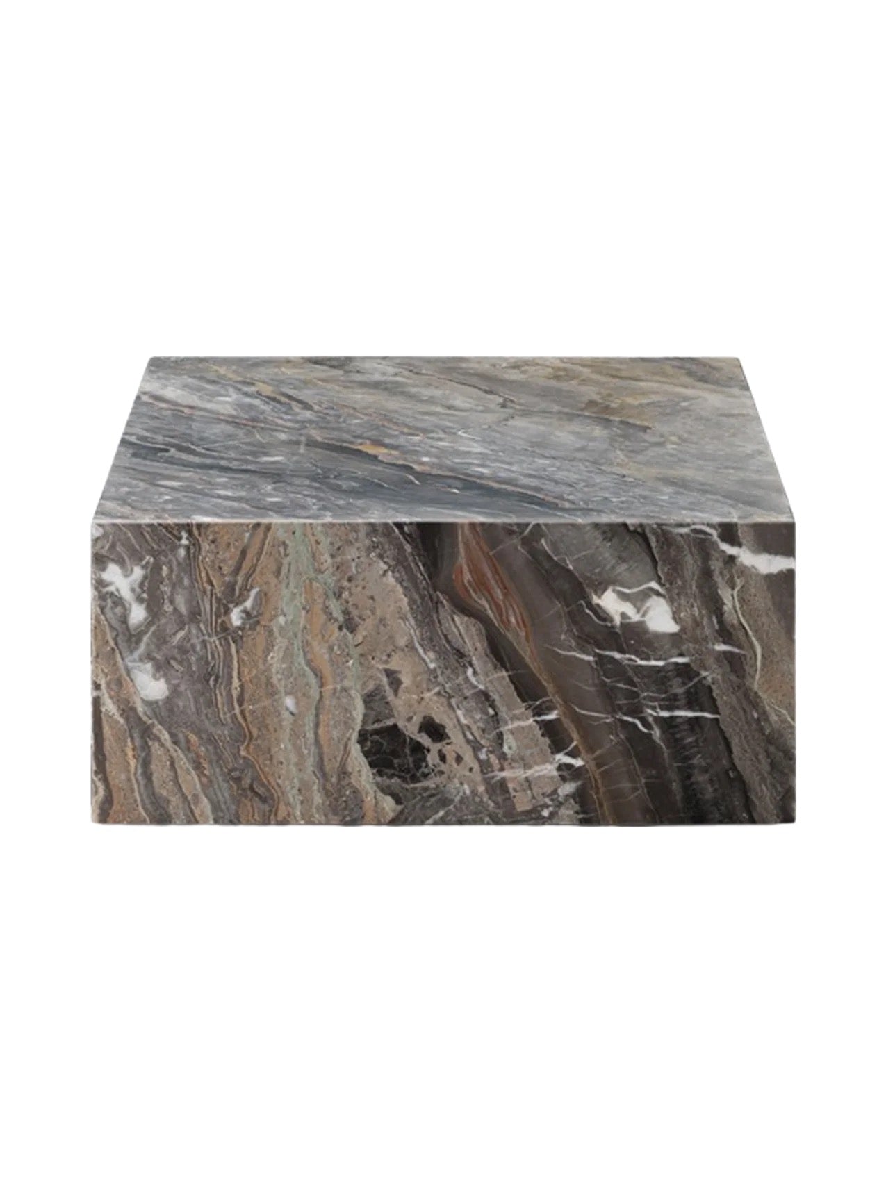 PLINTH LOW- GREY GALAXY MARBLE