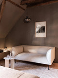 ANDROGYNE SIDE TABLE- IVORY STEEL