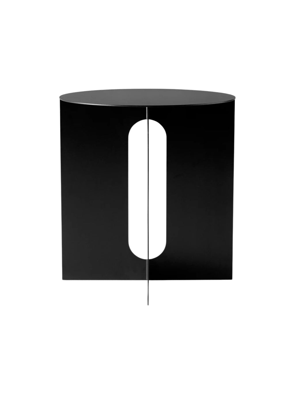 ANDROGYNE SIDE TABLE- BLACK STEEL