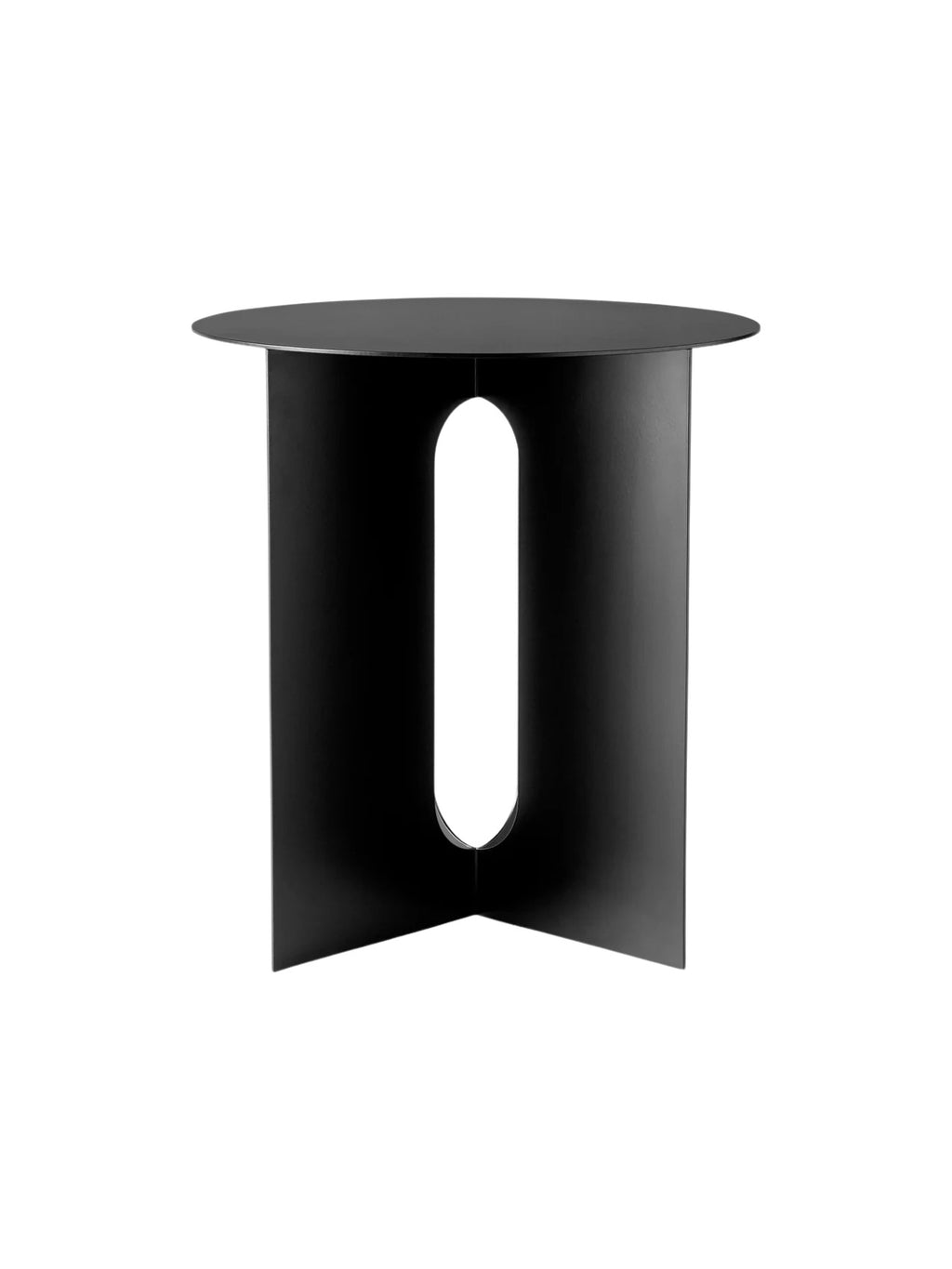 ANDROGYNE SIDE TABLE- BLACK STEEL