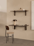 CORBEL SHELF - DARK STAINED OAK