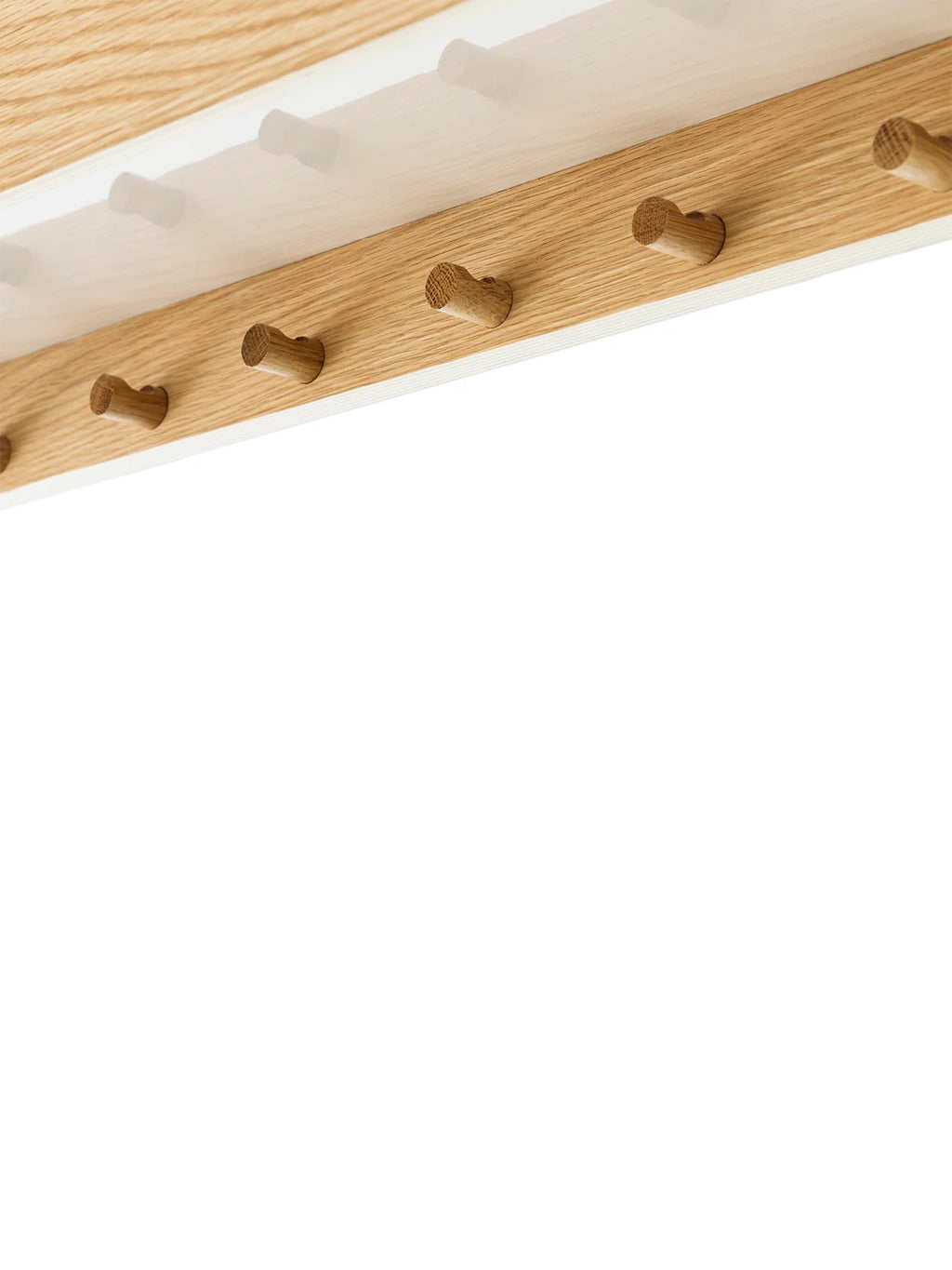 EPOCH SHELF WITH RACK- NATURAL OAK