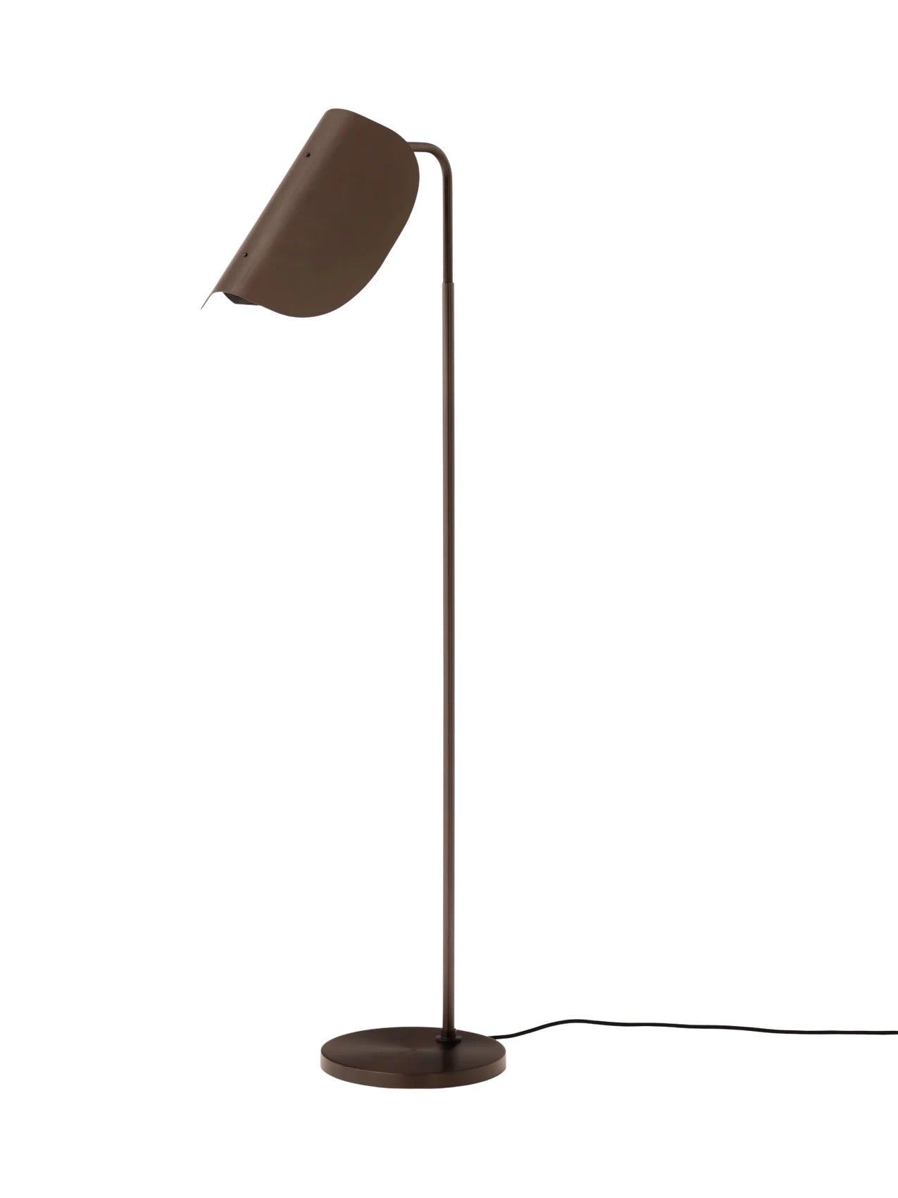 WING FLOOR LAMP - BRONZED ALUMINIUM