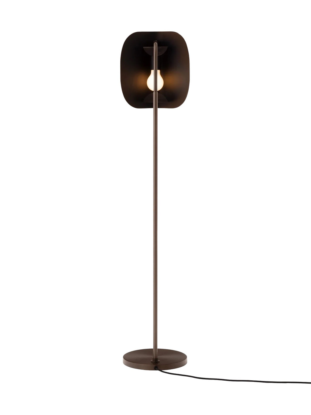 WING FLOOR LAMP - BRONZED ALUMINIUM
