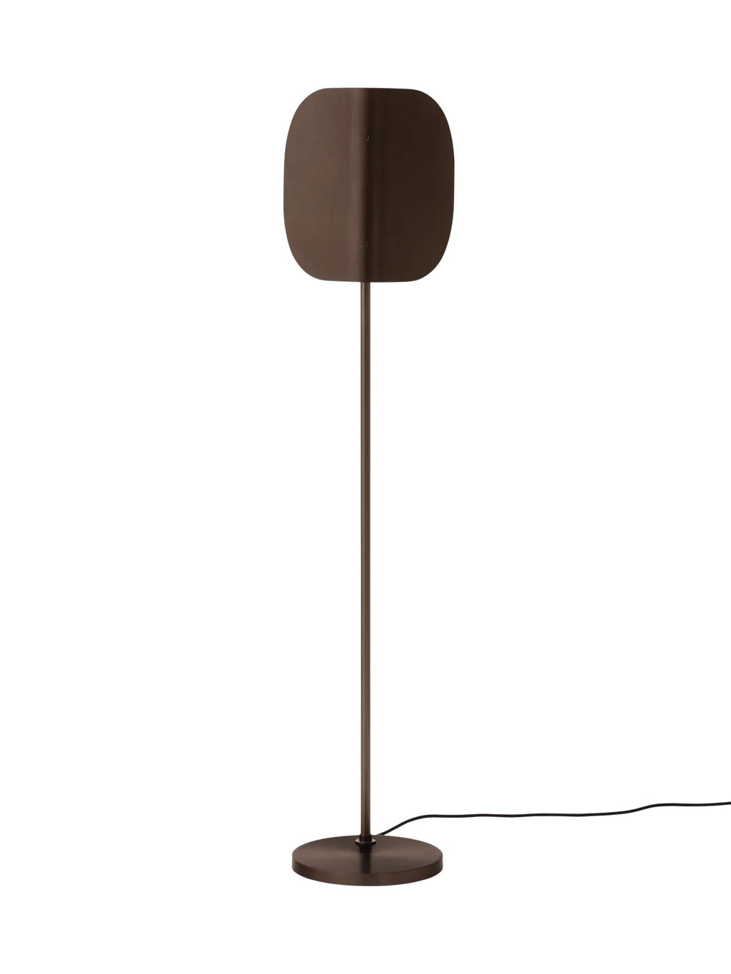 WING FLOOR LAMP - BRONZED ALUMINIUM