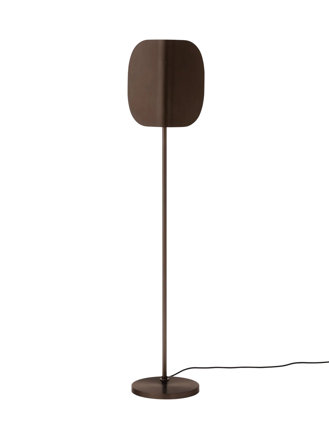 WING FLOOR LAMP - BRONZED ALUMINIUM