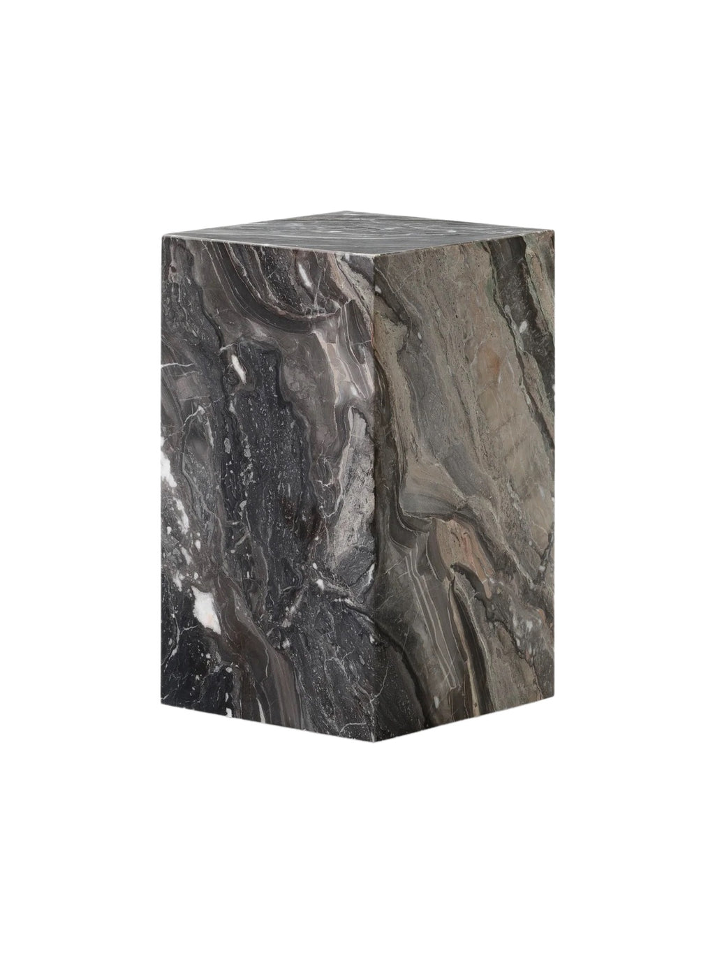 PLINTH TALL - GREY GALAXY MARBLE