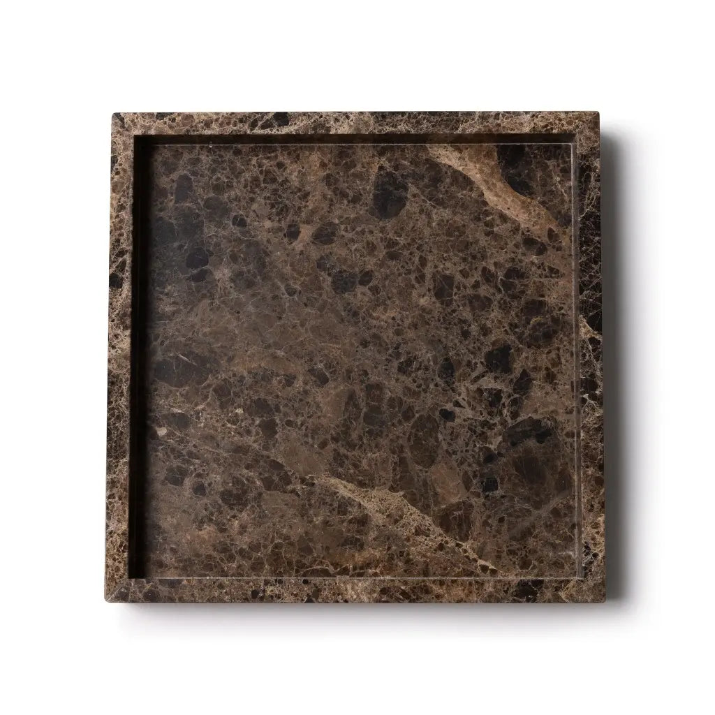 MARMOR DEKORBRETT BRUN 30X30 CM