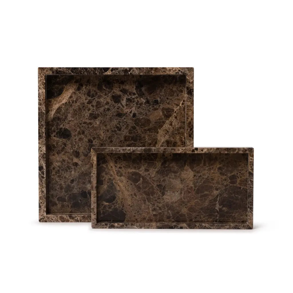 MARMOR DEKORBRETT BRUN 30X30 CM