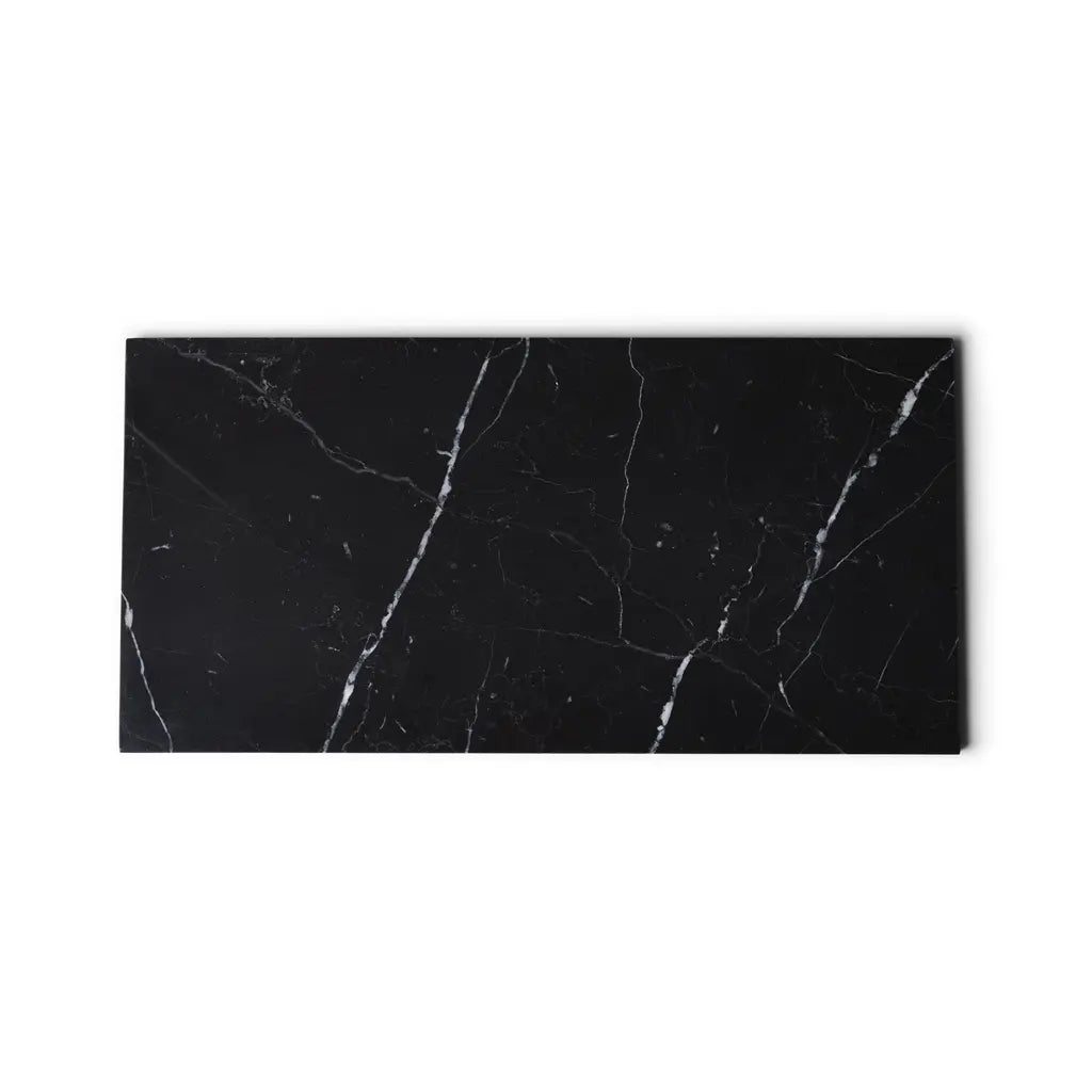 MARMOR DEKORBRETT SORT L 40X20 CM