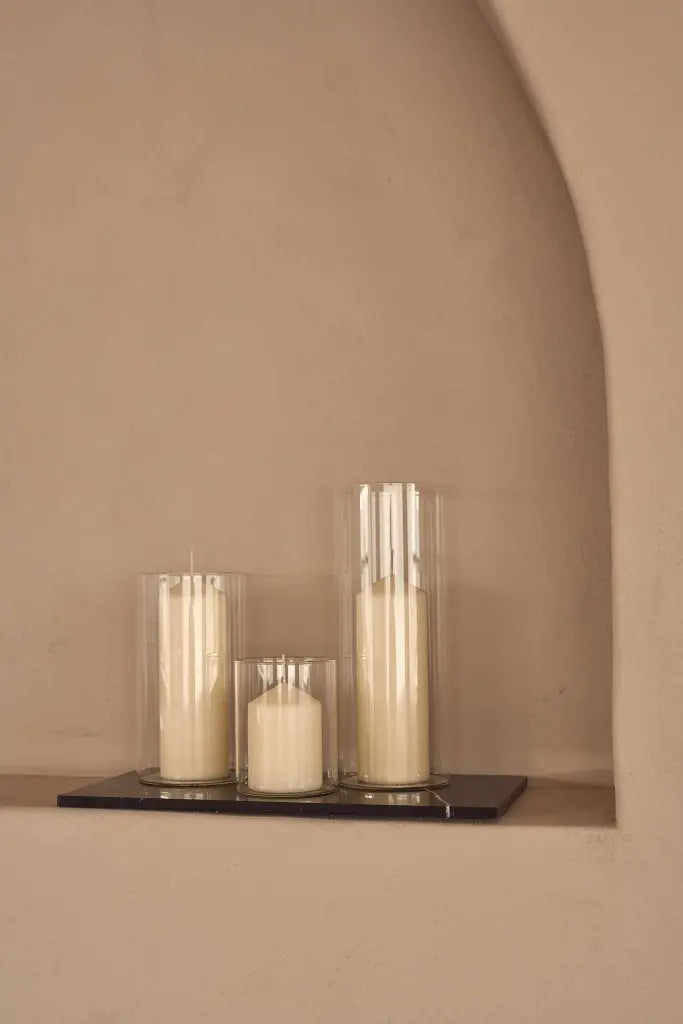 MARMOR DEKORBRETT SORT L 40X20 CM