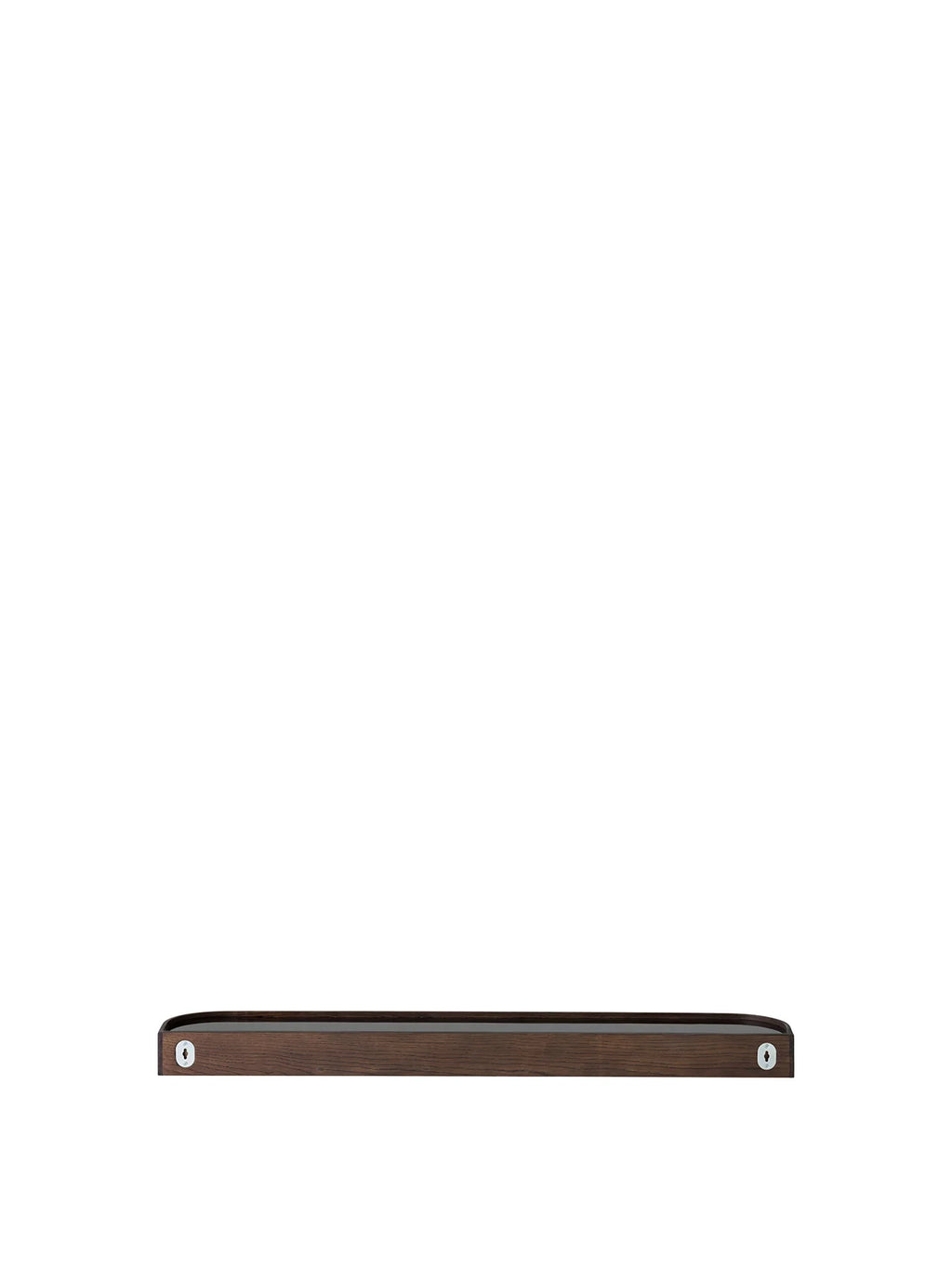 EPOCH SHELF WITH RACK - DARK STAINED OAK