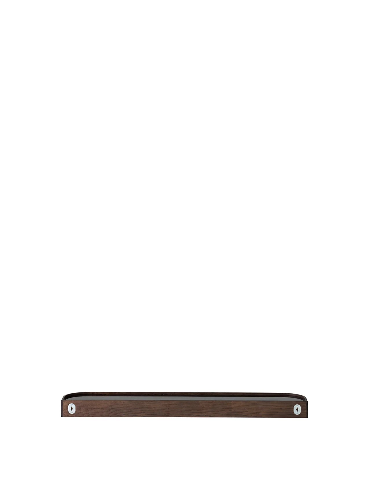 EPOCH SHELF WITH RACK - DARK STAINED OAK