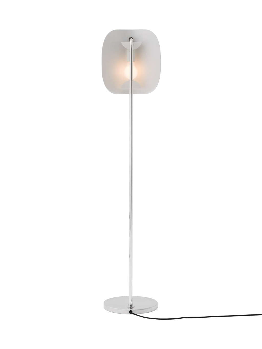 WING FLOOR LAMP - POLISHED ALUMINIUM