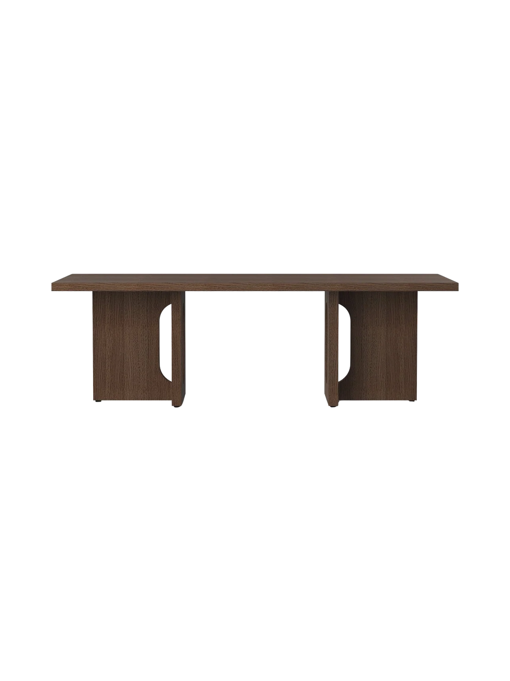 ANDROGYNE LOUNGE TABLE - DARK STAINED OAK